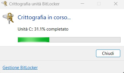 Crittografia BitLocker con TPM più PIN