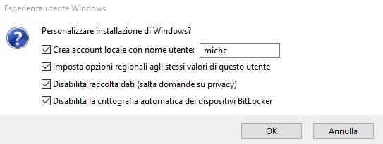 Personalizzare immagine ISO Windows 10