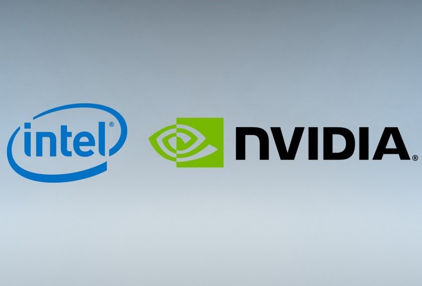 NVIDIA Intel loghi collaborazione