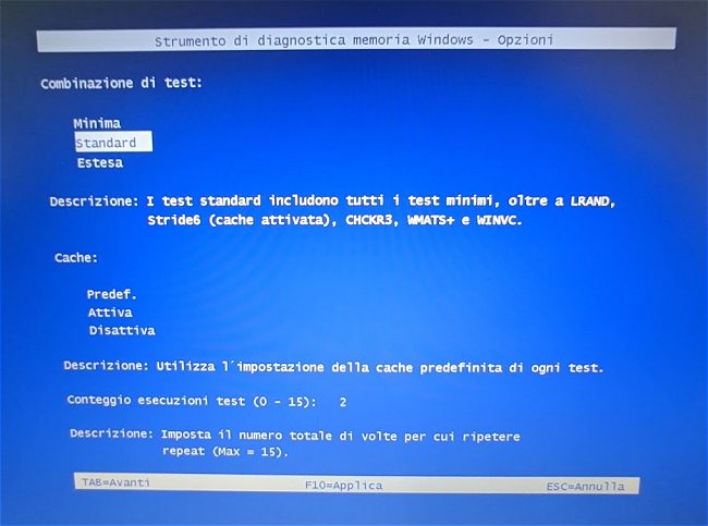 Test RAM, come diagnosticare problemi sulla memoria