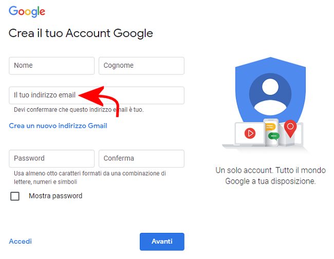 Account Google senza Gmail ecco come attivarlo IlSoftware.it