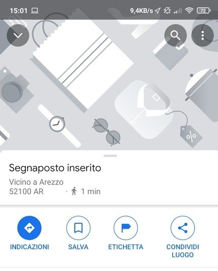 Aggiungere un segnaposto sulle mappe Google Maps