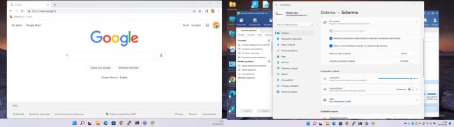 Windows 11: estendere schermo, anche in modalità wireless