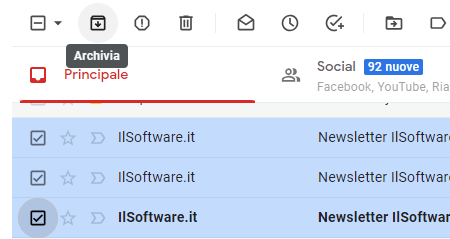 Posta archiviata Gmail cosa significa e dove vanno le email