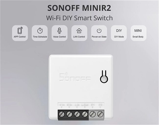Sonoff MINI R2: interruttore intelligente per la smart home. Come funziona