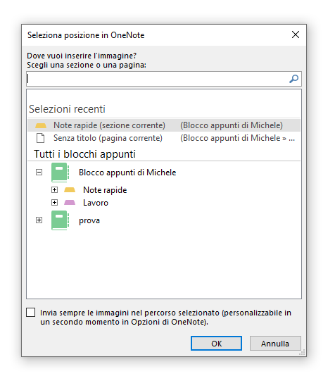 Stampa di un documento apre OneNote: come ripristinare la stampante  predefinita