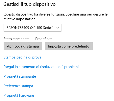 Stampa di un documento apre OneNote: come ripristinare la stampante  predefinita