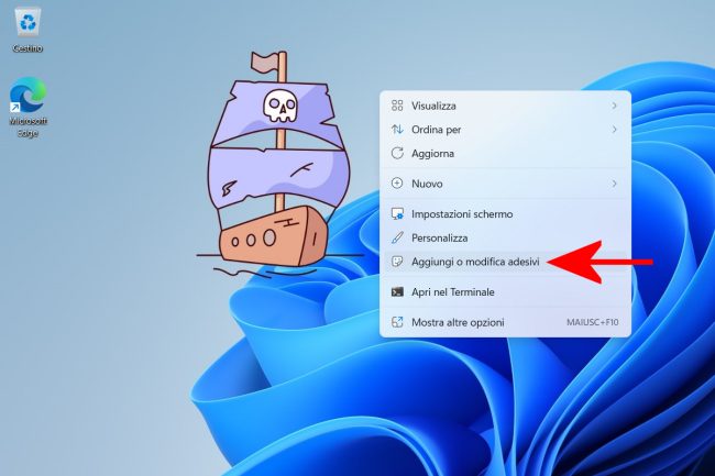 Windows 11: adesivi sul desktop, come attivarli