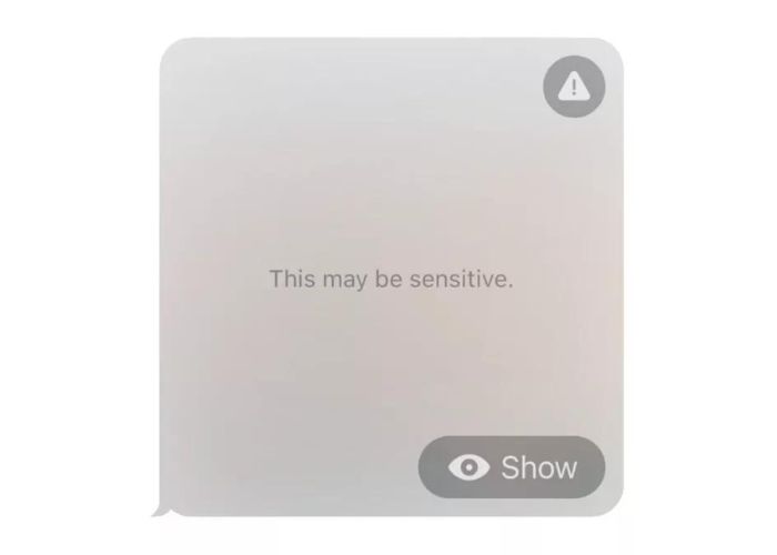 iOS 17 avviso contenuti sensibili 