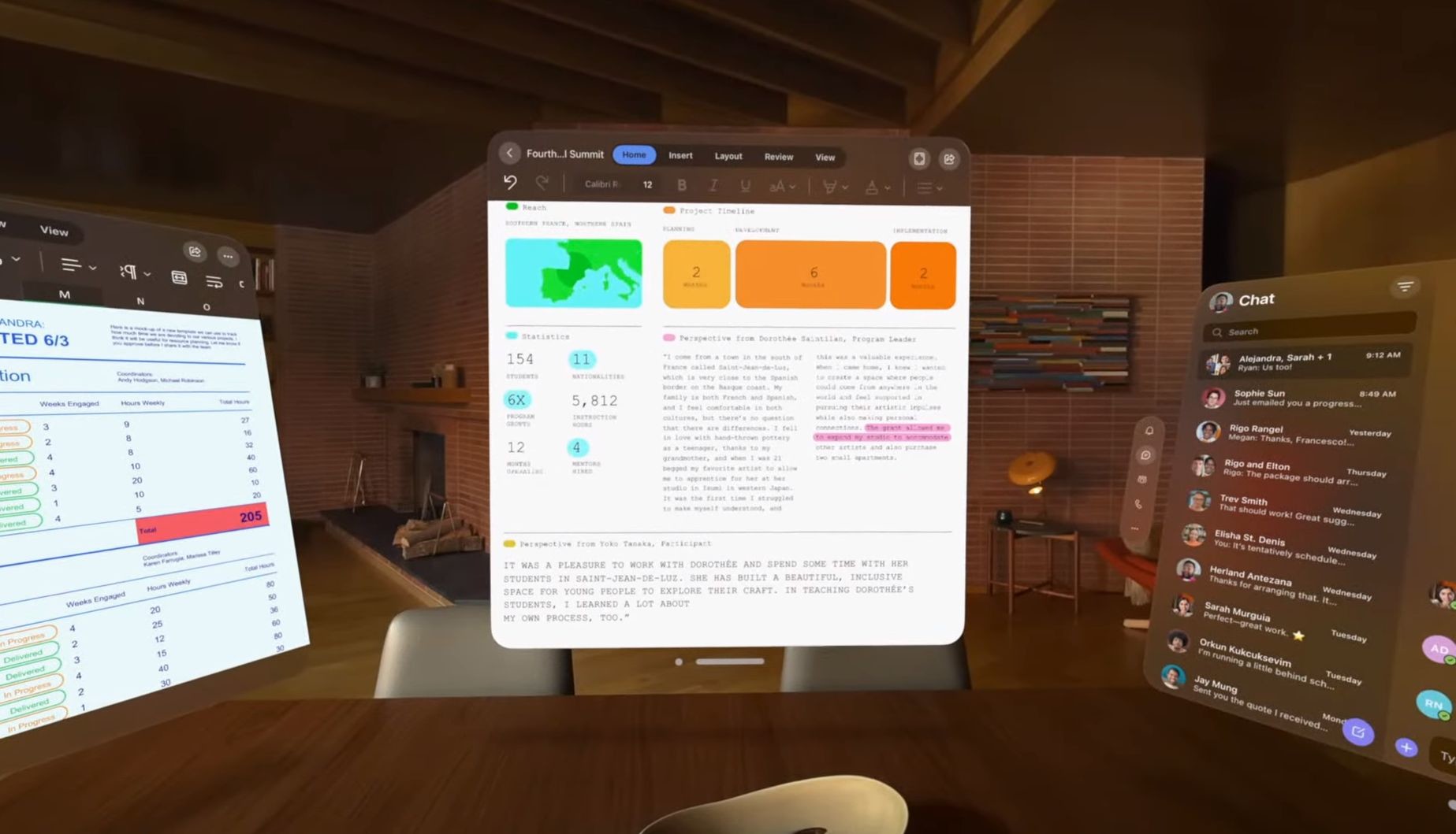 Apple Vision Pro - Office Suite