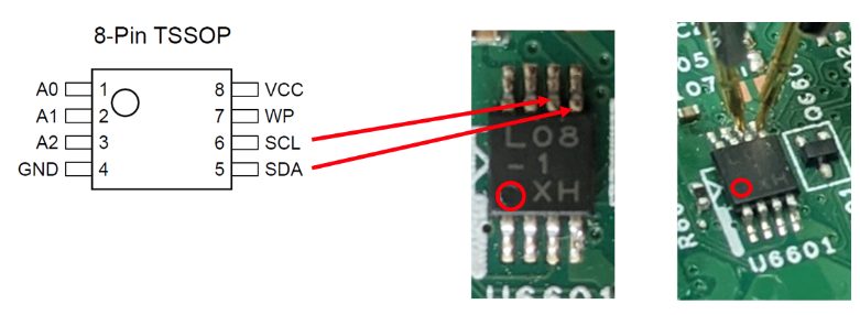 Reset password BIOS: cortocircuitare PIN EEPROM