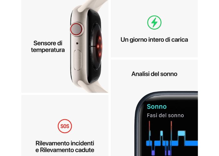 Apple Watch Series 8 Cellular con 114 euro di sconto infiamma il Prime Day