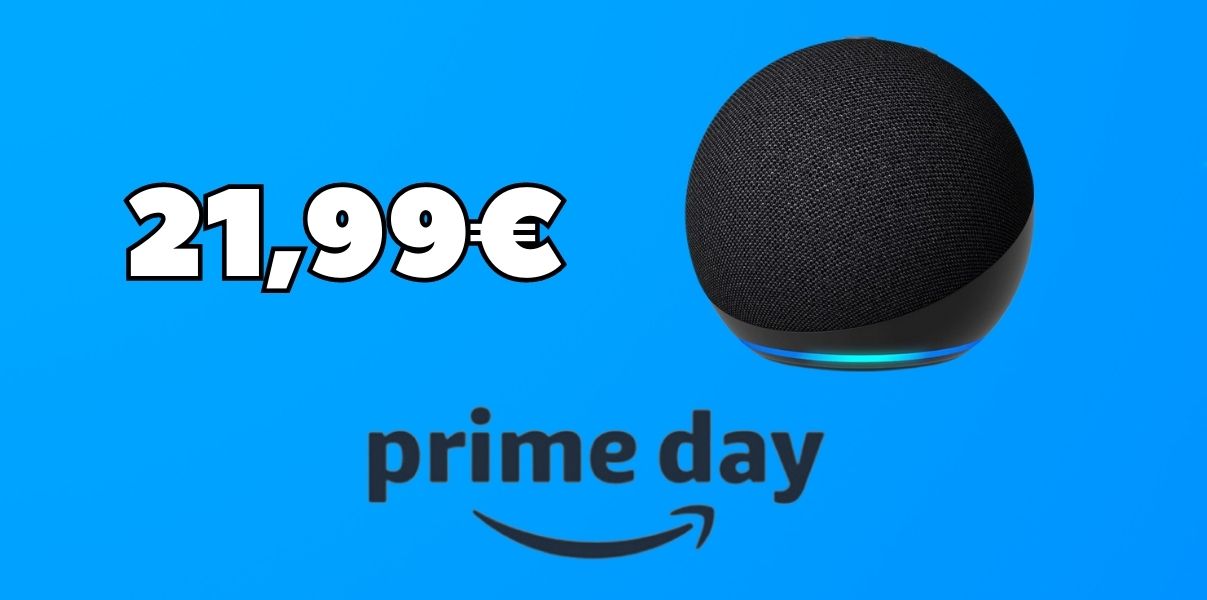 Echo Dot 2022 con Alexa a metà prezzo, offertissima Prime Day 2023