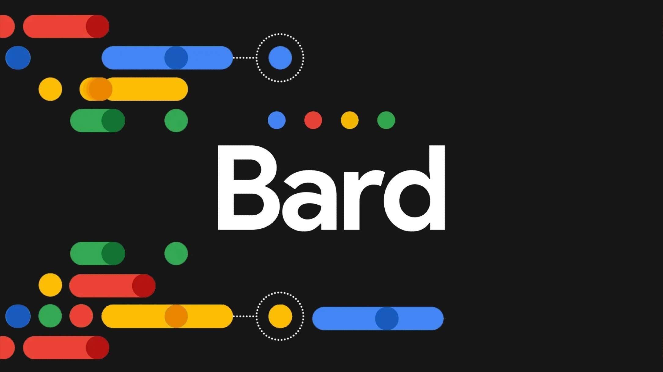 Google Bard IA logo nero