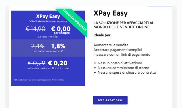 Offerta XPay Easy