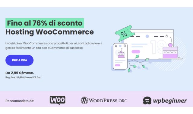 Sconto hosting WooCommerce