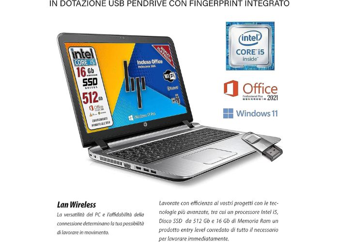 HP Probook notebook computer Amazon offerta ricondizionato