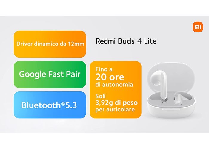 Xiaomi Redmi Buds 4 Lite Amazon offerte 