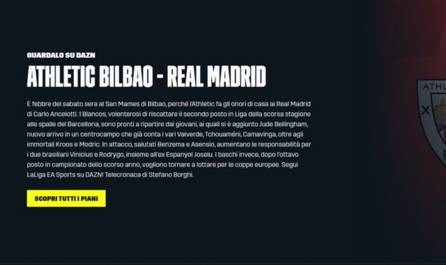 Atletico Bilbao Real Madrid DAZN