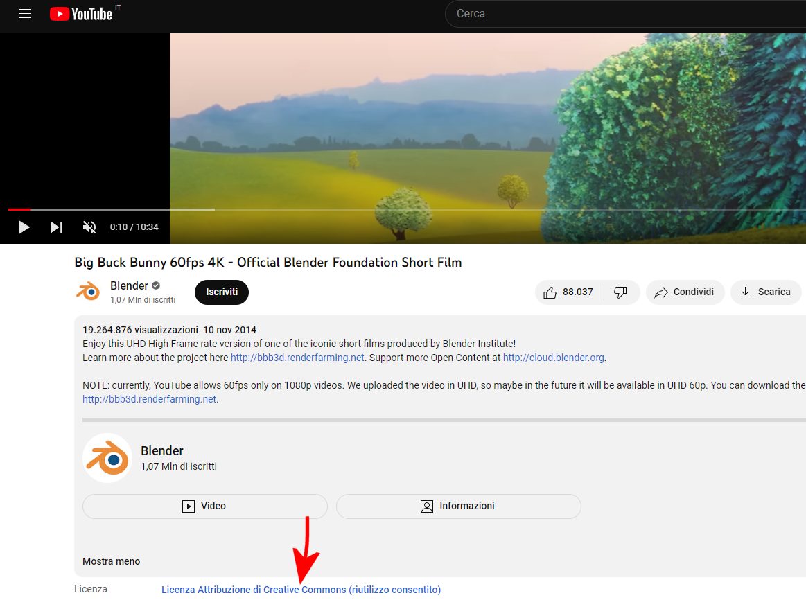 Download video YouTube: licenza e copyright