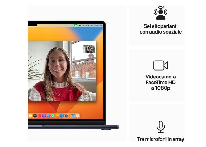 MacBook Air 2023 M2 computer portatile laptop notebook Amazon offerta Apple