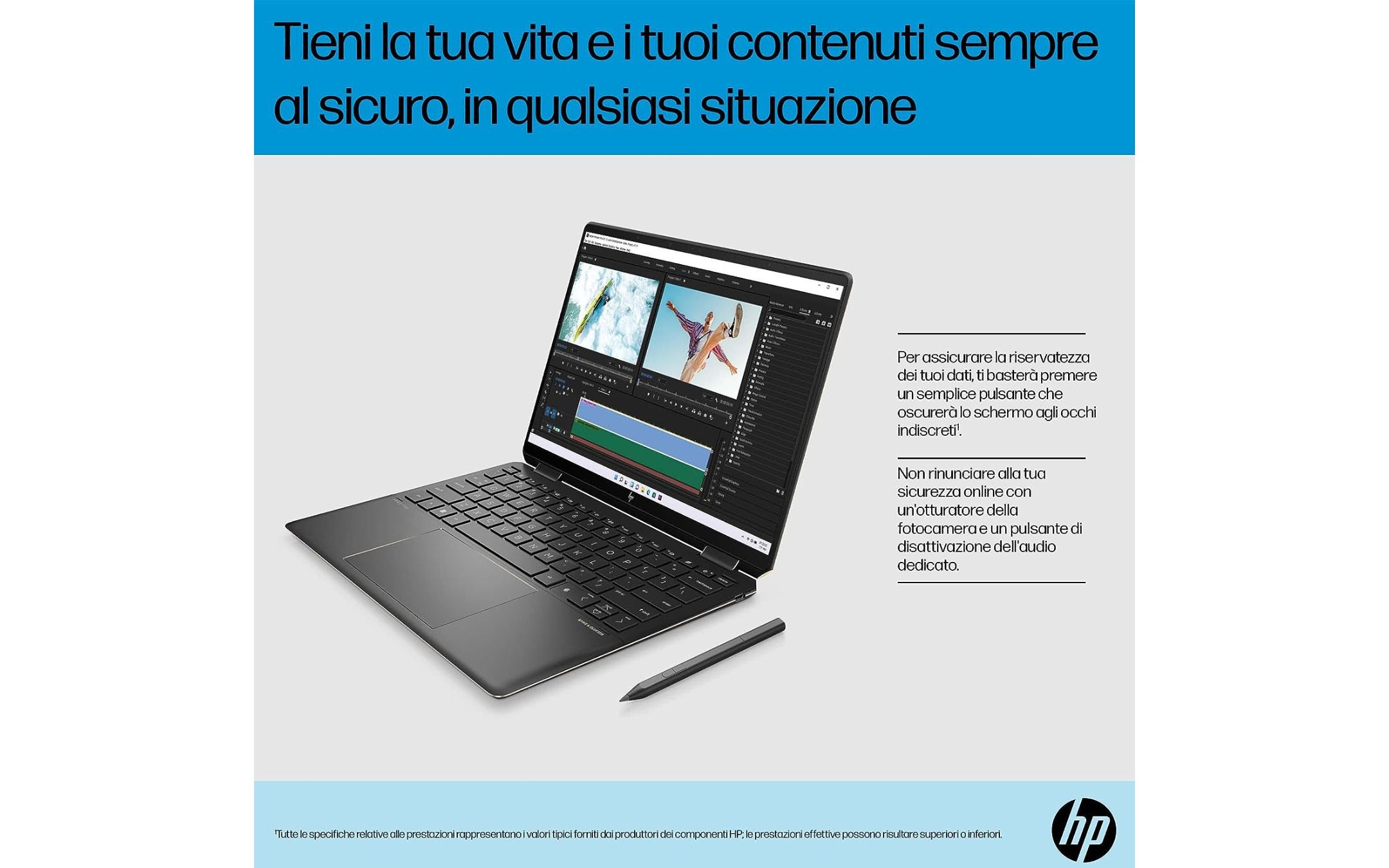HP Spectre X360 Amazon offerta computer touch screen