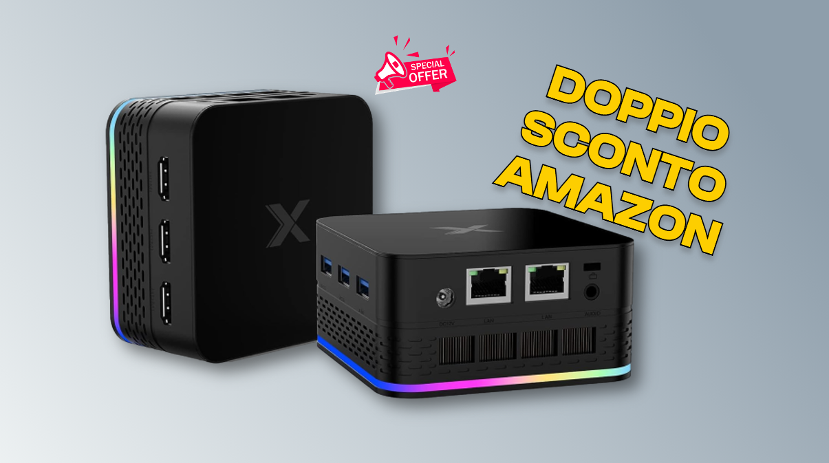 Mini PC con 16GB RAM, SSD 512GB e Intel: coupon sconto  (-70€)