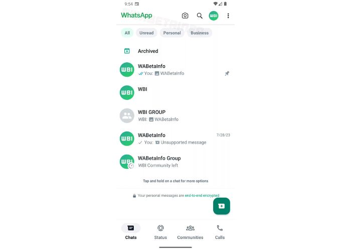 WhatsApp novità grafica aggiornamento UI barra superiore e inferiore 