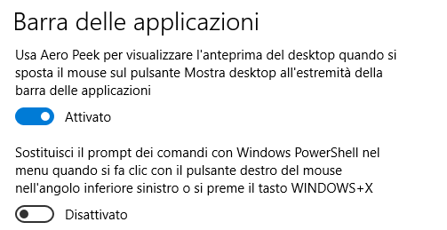 Prompt dei comandi Windows 10 menu Start