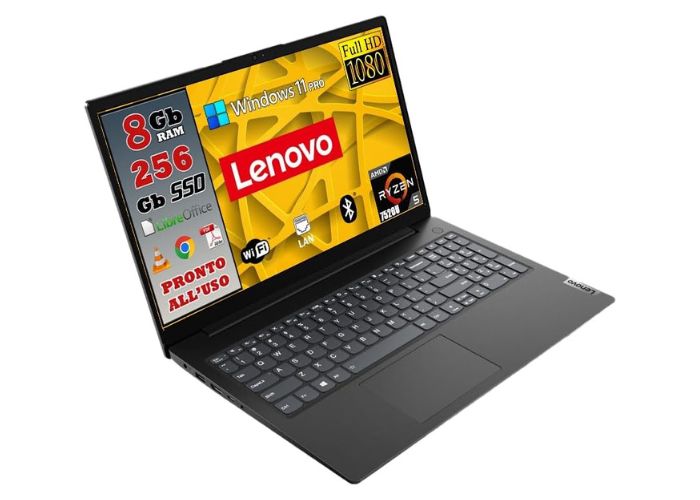 Notebook Lenovo con Ryzen 5 in sconto, prezzaccio Amazon 