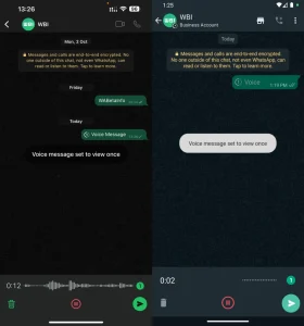 WhatsApp - Messaggi vocali ascoltabili una sola volta - Beta