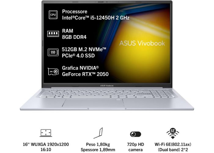 ASUS Vivobook 16X, il prezzo del laptop è incredibile su Amazon 