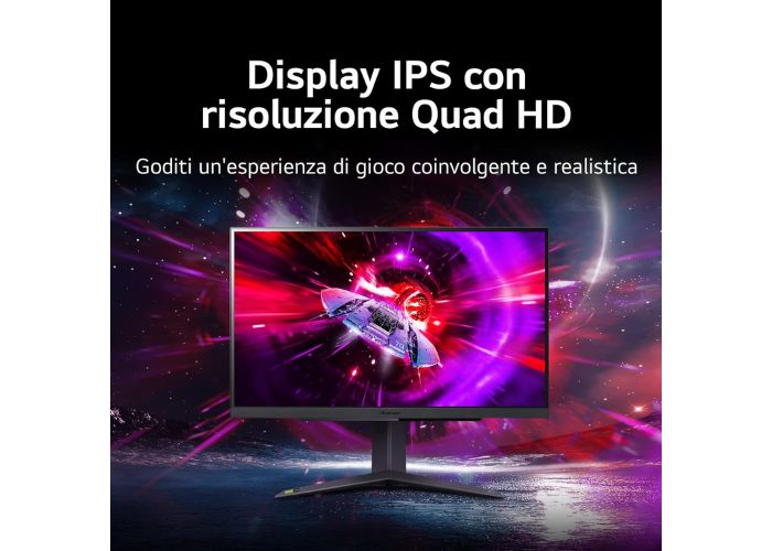 LG UltraGear da 27" in QHD, il monitor perfetto del Black Friday 2023