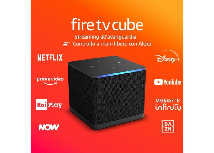 Amazon Fire TV Cube, sconto clamoroso del 31% al Black Friday 