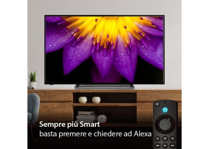 La smart TV Toshiba da 43" con Alexa, super prezzo su Amazon 