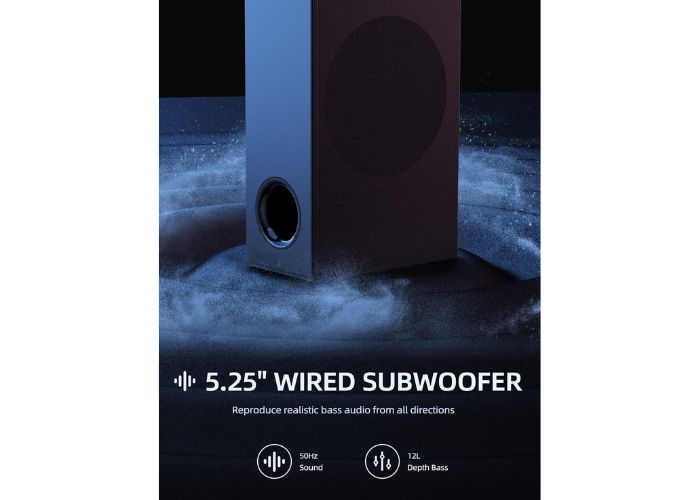 Soundbar in promo su Amazon, ha un subwoofer e c'è un coupon da 25 €