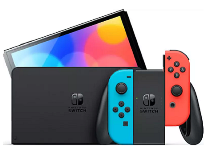 Nintendo Switch OLED - Red and Blue