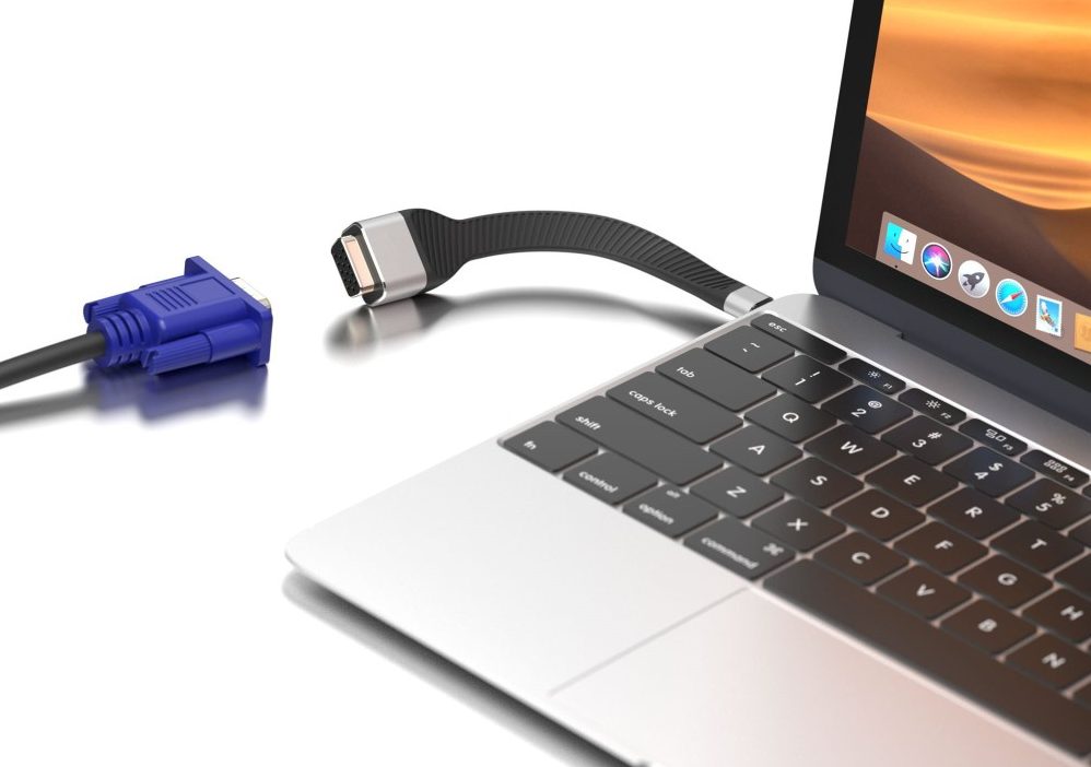 Adattatore convertitore USB-C VGA