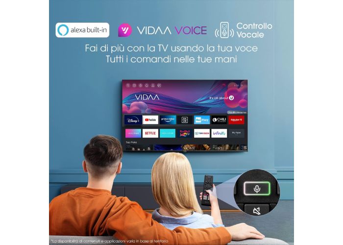 Smart TV Hisense QLED da 43", è la più acquistata ed è in sconto (-40%)