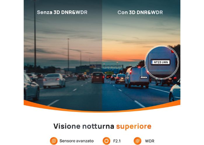 La dash cam in QHD che controlla la vostra auto costa pochissimo (-5%)