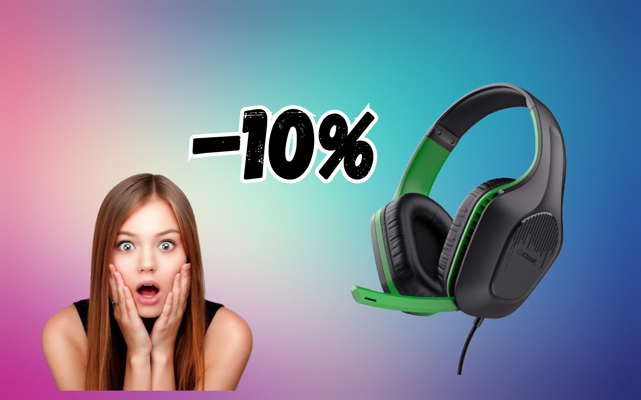 Cuffie Gaming Trust GXT 415: solo 17€ con le Offerte Prime