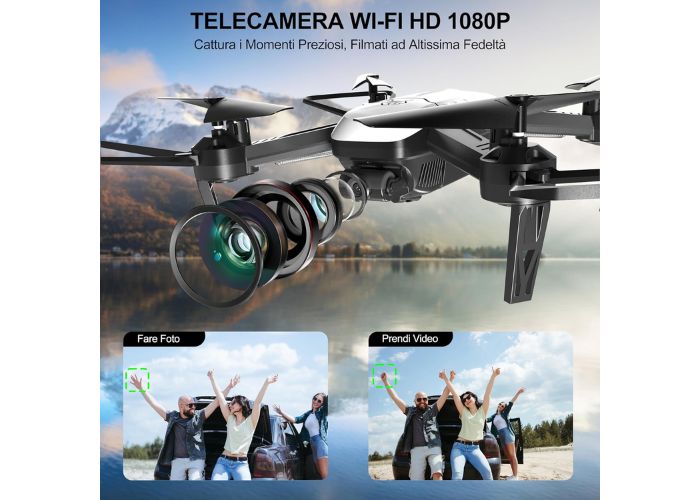 Il drone LOW COST con telecamera FHD è al 40% di sconto su Amazon 