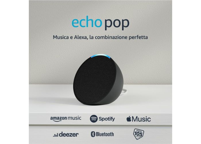 Porta ALEXA in casa a prezzo STRACCIATO, l'Echo Pop è in offerta 