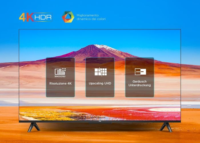 La miglior SMART TV da 43" è la TCL 4K: costa 200 EURO su Amazon