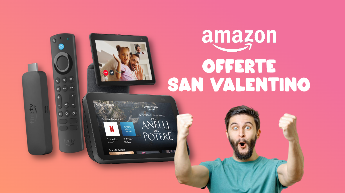 Offerte : Fire TV, Eco Show e Kindle scontati per San Valentino -  Notebook Italia