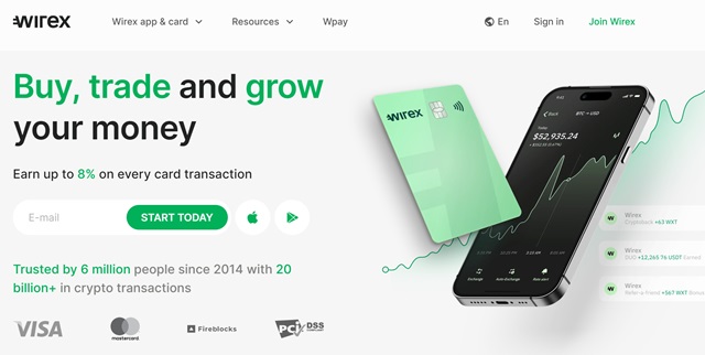 wirex home page