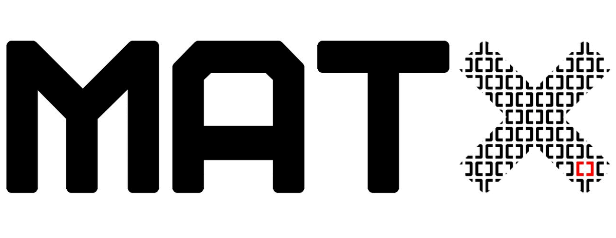 MatX logo, chip IA