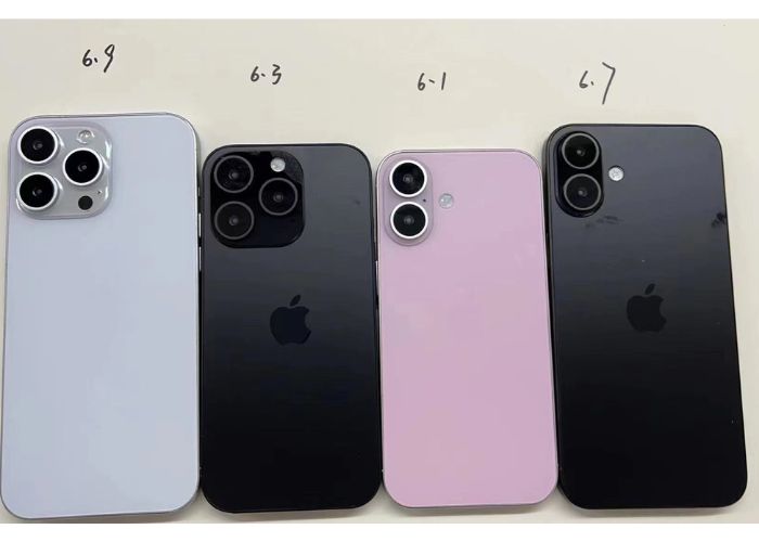 iPhone 16, la foto li mostra tutti: il Pro Max sarà gigantesco