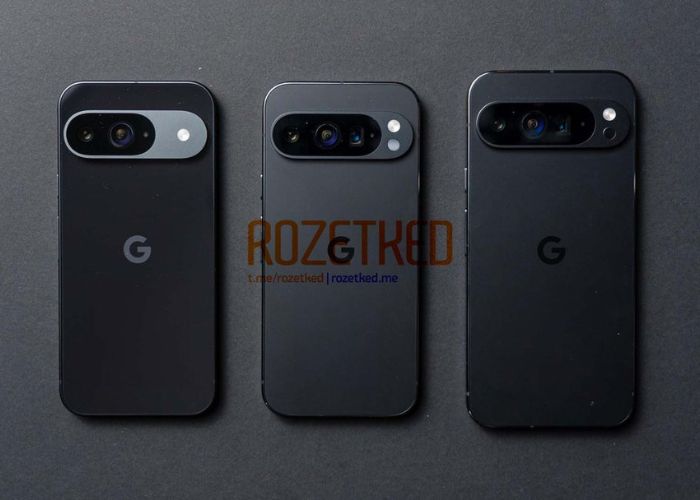 Google Pixel 9, la serie mostrata in nuova immagini dal vivo