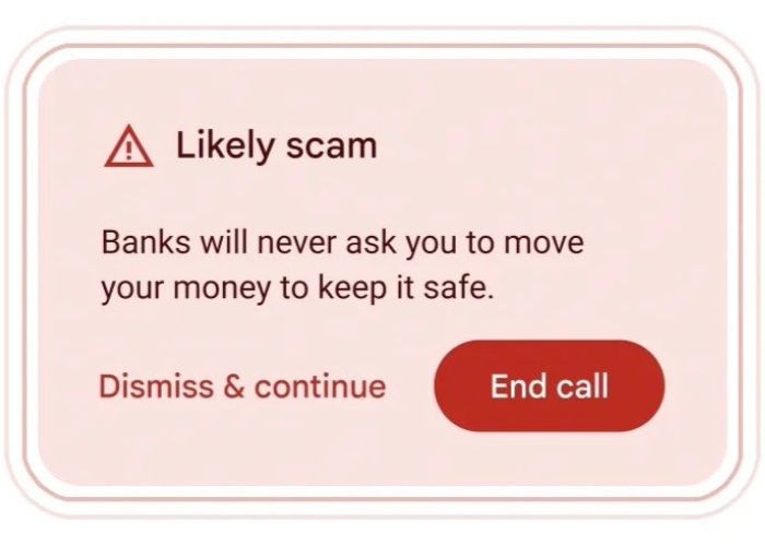 Android, Gemini aiuterà gli utenti a scoprire le truffe facilmente